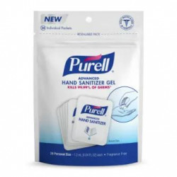 GOJO PURELL 9630-5C Personals Advanced Instant Hand Sanitizer- Single-Use, 500 Pack