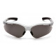 Pyramex SS3720D Fortress Safety Glasses Gray Lens w/Silver Frame