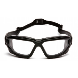 Pyramex SB70 I-Force Safety Glasses Dual Pane w/Black Temples/Strap