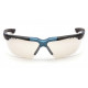 Pyramex SNC48 Reatta Safety Glasses w/Blue & Charcoal Frame