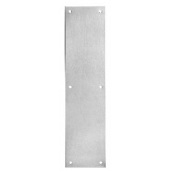 Rockwood 71C Square Corners Push Plate .062" Thick-4" X 16" Plate