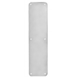 Rockwood 71RCB Round Corners Push Plate .062" Thick-3-1/2" x 15" Plate