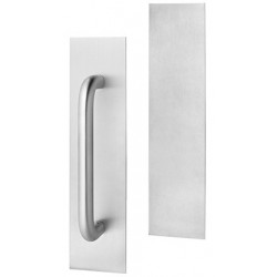 Rockwood 107 x 73B/73BL Concealed Mount Pull Plate Sets-3-1/2" x 15" Plate