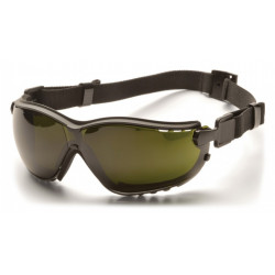 Pyramex GB18 V2G IR Filter Safety Glasses w/Black Strap/Temples