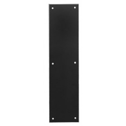 Rockwood 75B Laminate and Clear Plastic - Square Corners Push Plate-3-1/2" x 15" Plate