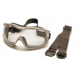 Pyramex G604T2 Clear H2X Anti-Fog-2 Straps