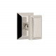 Grandeur Fifth Avenue Square Rossette w/ Carre Brass Knob