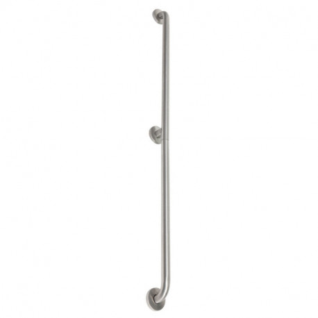 Ponte Giulio G55JAS1 Stainless Steel Extra Long Vertical Grab Bar, Satin Finish