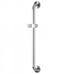 Ponte Giulio G32JAS07N2 Luxor Series High-Polish Vertical Grab Bar with Hand Shower Holder