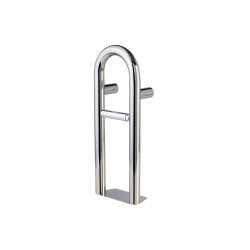 Ponte Giulio G18UGS05 Grab Bar & Toilet Paper Holder Combo with Shelf