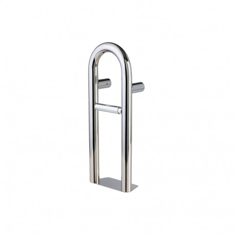 Ponte Giulio G18UGS05 Grab Bar & Toilet Paper Holder Combo with Shelf