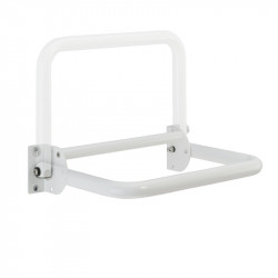 Ponte Giulio G06UGS01W2 Stainless Steel Locking Support Grab Bar, White