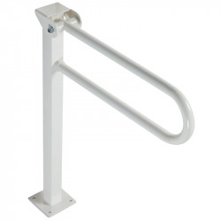 Ponte Giulio G01JCS5 Folding Grab Bar on Floor Mounted Pedestal