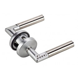 Mul-T-Lock PLK-CODELAT Code Handle Lever Latch, Satin Chrome