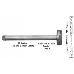 Detex ADVANTEX 80 Series Concealed Vertical Rod Exit Device ( For Hollow Metal  Door )