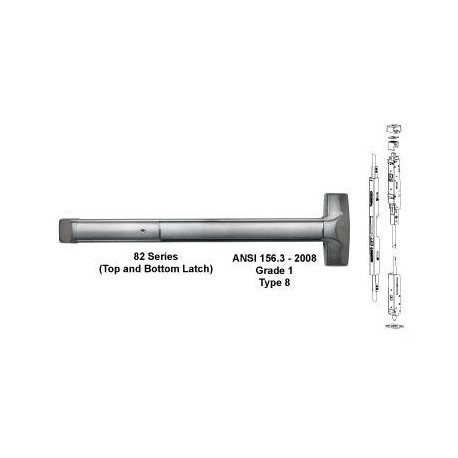 Detex ADVANTEX 82 Series Concealed Vertical Rod Exit Device ( For Aluminum  Door )