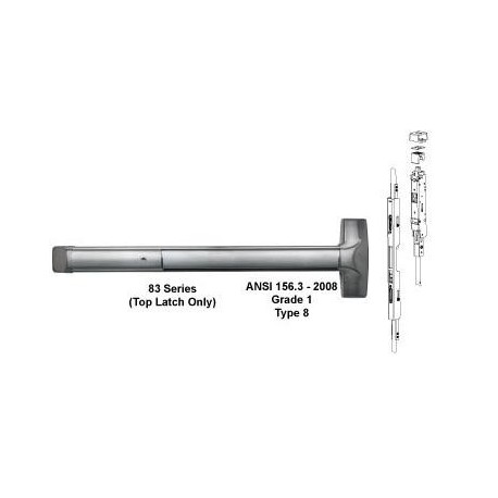 Detex ADVANTEX 83 Series Concealed Vertical Rod Exit Device ( For Aluminum  Door )