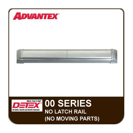 Detex ADVANTEX 0000 EC1 606 00/05 Series Dummy Device No Latch Rail ( No Moving Parts)