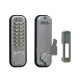 Lockey 2500 Mechanical Keyless Hook Bolt Sliding Door Lock