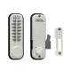 Lockey 2500 Mechanical Keyless Hook Bolt Sliding Door Lock