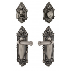 Grandeur Grande Victorian Plate w/ Georgetown Lever & Matching Deadbolt