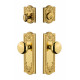 Grandeur Parthenon Plate w/ Fifth Avenue Knob & Matching Deadbolt