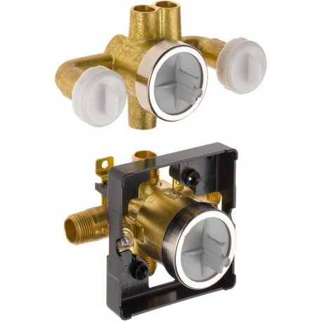 Delta R18000-XOWS Jetted Shower™ Rough-In Valve with extra Outlet (6-Setting) Collections