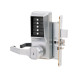 Kaba 814L8S5 Mortise Lock w/ Lever, Combination Entry, Key Override, Passage