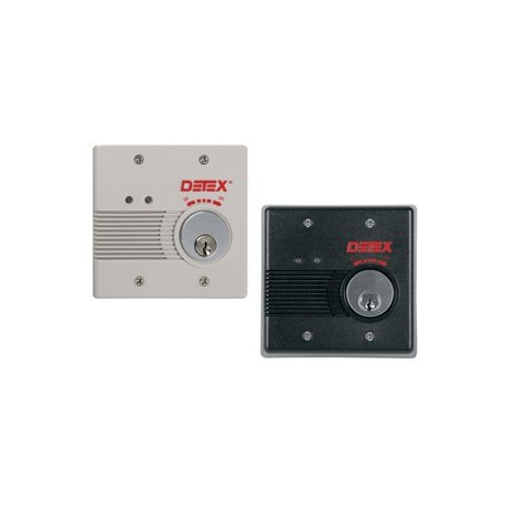 Detex EAX-2500 EAX-2500S 102651-2 IC7 KS Series AC/DC External Powered Wall Mount Exit Alarm