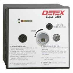 Detex EAX-3500 Series Timed Bypass Exit Alarm and Rechargeable Battery