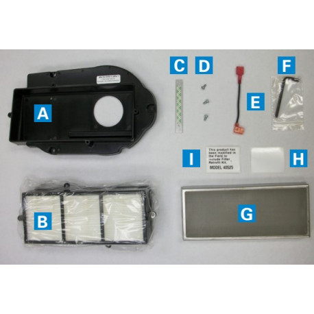 Excel Dryer Inc. 40525 XLERATOR/XLERATOR ECO HEPA Filter Retrofit Kit