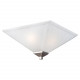 Design House 587824/40 Torino Ceiling Light w/ Snow Glass In Satin Nickel