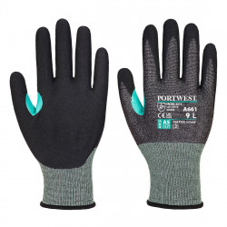 Portwest A661 CS Cut E18 Nitrile Glove, Black