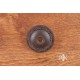 RKI BP Flat Deco-Leaf Knob Backplate