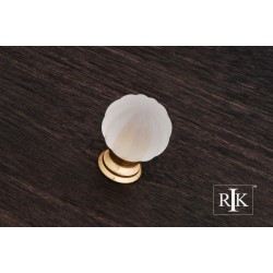 RKI CK 1G Smoked Glass Flower Knob