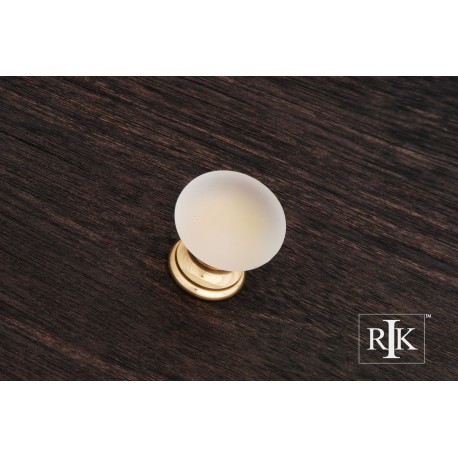 RKI CK 2G Smoked Glass Round Knob