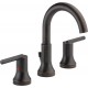 Delta 3559-MPU-DST Widespread Lavatory Faucet w/ metal pop-up Trinsic®