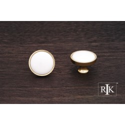 RKI CK 515 Porcelain White Knob