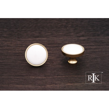 RKI CK CK 515 RBW 515 Porcelain White Knob