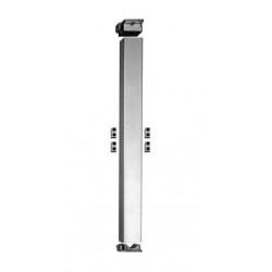 Falcon 4023 Steel Mullion (2" x 3") For Use with 25/24/19/XX Rim Devices Only, Powder-Coated Aluminum