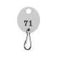 Lund 504 Fiber Duplicate Key Tags, Lot 100