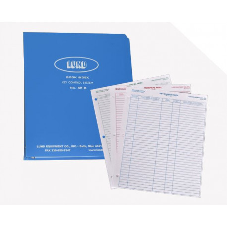 Lund Index Book with Vinyl Cover,