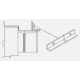 Schlage 450A Angle Bracket For M450/452 High Security Electromagnetic Lock