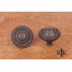 RKI CK 76 Deco-Leaf Edge Knob