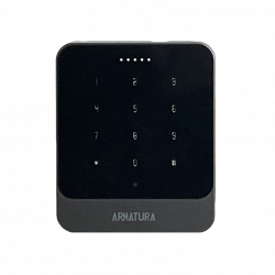 ZKTeco AMT-EP20CKQ Single Gang 125 kHz & 13.56MHz Prox Card, Bluetooth, QR Code, Keypad Reader