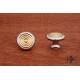 RKI CK CK 4248 BRB 4248 Knob with Riveted Brass Circular Insert