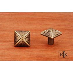 RKI CK 9311 Square Knob with Divet Indents