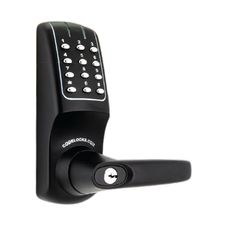 Codelocks CL5000 Series Heavy Duty Electronic lock, Solid Black Finish