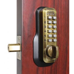 Lockey M210 Mechanical Keyless Combination Deadbolt w/ EZ Plate