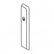 ACCENTRA (formerly Yale) 660F/670F Pull/Thumbpiece Trim For Mortise Exit Device, Less Cylinder